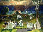George Wesley Bellows Summer Fantasy oil on canvas